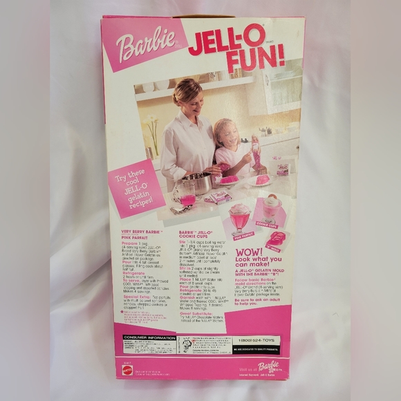 BARBIE Jell-O Fun Barbie Doll 2001 Mattel #55417 REAL JELLO & MOLD  Unopened Box - Picture 5 of 6